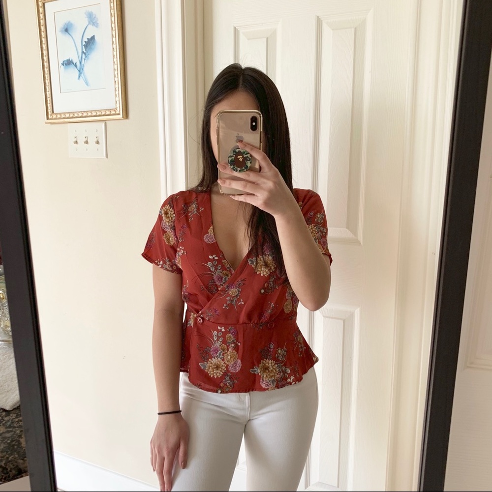 Dressy floral top